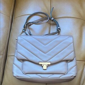 Brown a.new day leather bag,